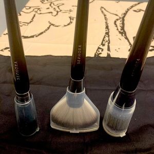Sephora Make Up Brushes Brand New 3 Total